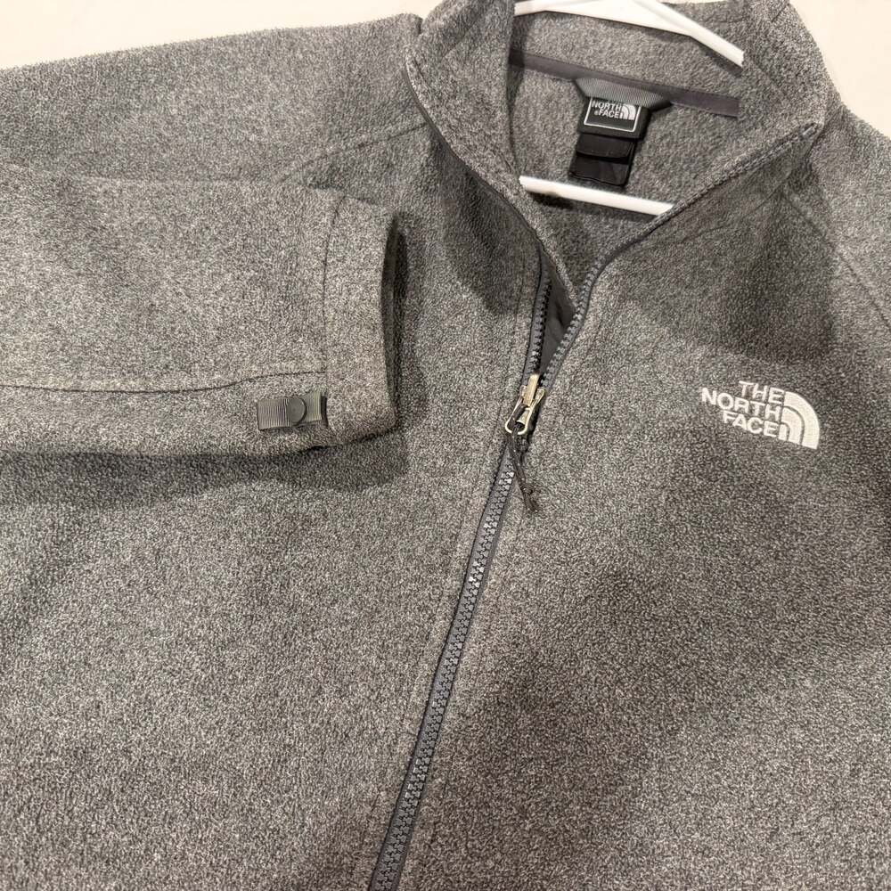 The North Face Men's Full Zip Gray Fleece Jacket